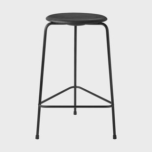 Fritz Hansen High Dot counter stool 3 poten Essential black-matt black
