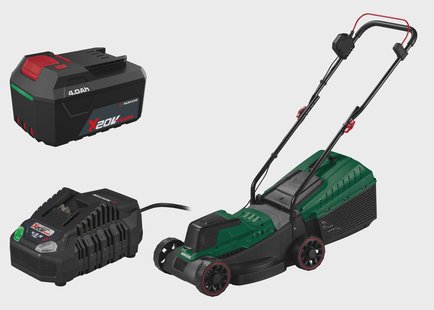 PARKSIDE Accu-grasmaaier 20 V, 200 m², met accu 4 Ah en snellader 4,5 A