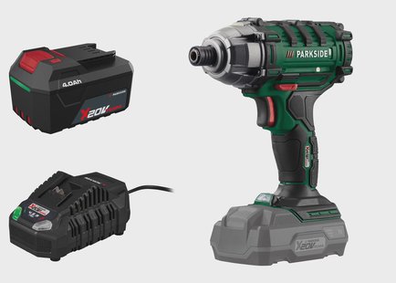 PARKSIDE Accu-slagschroevendraaier 20 V 180 Nm, met accu 4 Ah en snellader 4,5 A