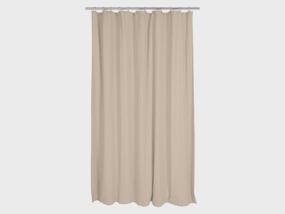 LIVARNO Seersucker douchegordijn, 180 x 200 cm (Beige)