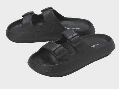 CRIVIT Dames badslippers (Zwart, 40/41)