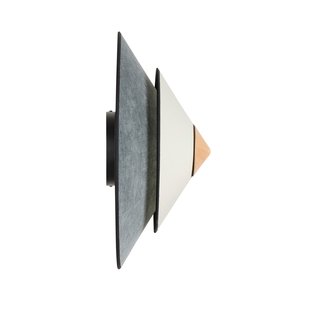 Cymbal M wandlamp, Atlantisch blauw, Ø 50 cm - Forestier - Woonkamer - Designer - Stof - 1 lamp