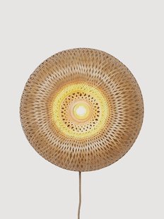 Plafondlamp Barbados van bamboehout