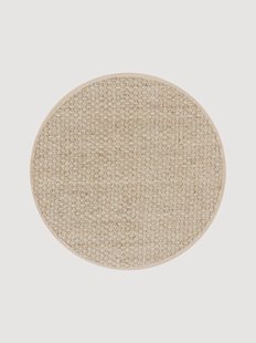 Rond laagpolig zeegras vloerkleed Natural Fibers
