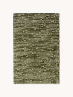 Handgeweven lyocell vloerkleed Oriana