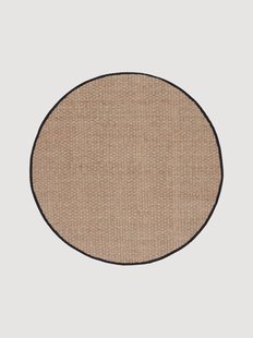 Rond laagpolig zeegras vloerkleed Natural Fibers