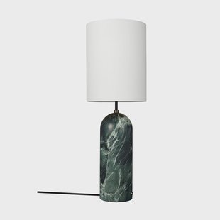 GUBI Gravity XL vloerlamp Emerald marble-white