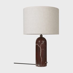 GUBI Gravity L tafellamp Maroon marble-canvas