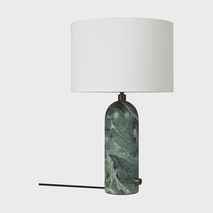 GUBI Gravity S tafellamp Emerald marble-white