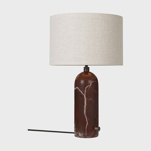 GUBI Gravity S tafellamp Maroon marble-canvas