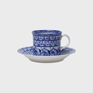 Rörstrand Cobolti kop en schotel Blauw, 2-delig