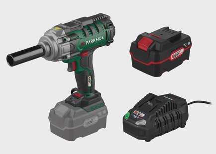PARKSIDE Accu-slagmoersleutel 1/2 20 V 400 Nm, met accu 4 Ah en snellader 4,5 A