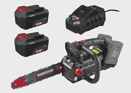 PARKSIDE Accu-kettingzaag 40 V, met 2 accu's 4 Ah en snellader 4,5 A