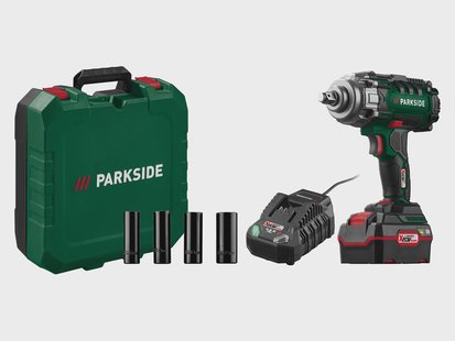 PARKSIDE Accu-slagmoersleutel 20 V 400 Nm, met accu 4 Ah en snellader 4,5 A