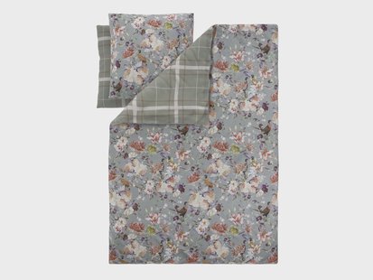 LIVARNO Polyester satijn dekbedovertrek 240 x 220 cm, lits-jumeaux (Fazant)