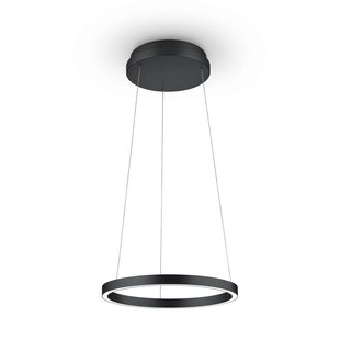 Knapstein LED hanglamp Lisa-40, CCT, dimbaar, matzwart
