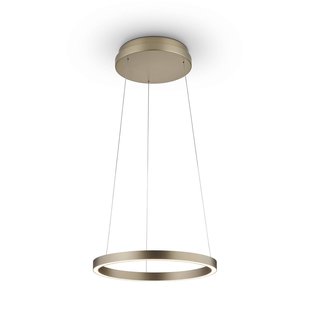 Knapstein LED hanglamp Lisa-40, CCT, dimbaar, effect-bronskleurig