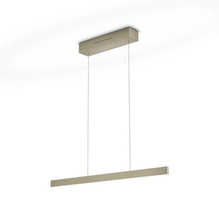 Knapstein LED hanglamp LINDA-72, bronzen afwerking, 72 cm, gebarenbediening
