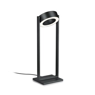 Knapstein LED tafellamp Wega, matzwart, hoogte 45 cm, gebarenbediening