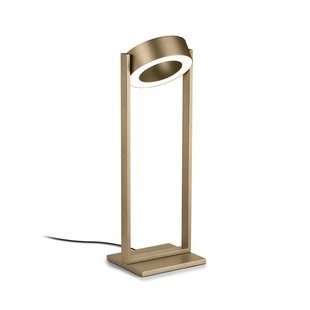 Knapstein LED tafellamp Wega, effectbrons, hoogte 45 cm, gebarenbediening