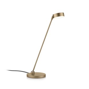 Knapstein LED tafellamp Yori, effectbrons, hoogte 50 cm, gebarenbediening
