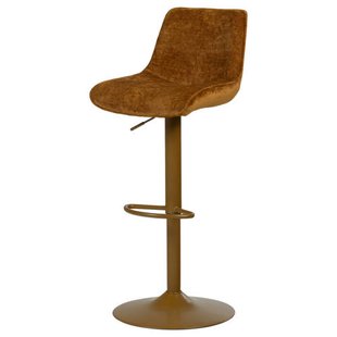 WOOOD Marten barkruk zithoogte 88 cm - karamelbruin