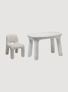 Kindermeubelset Off-White, 2-delig