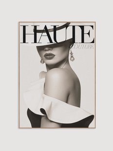 Ingelijste poster Couture 7