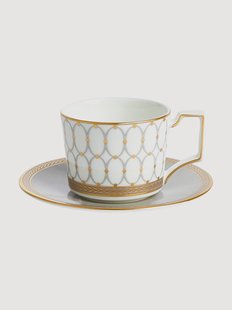Fine Bone China koffiekopje &amp; schoteltje Renaissance