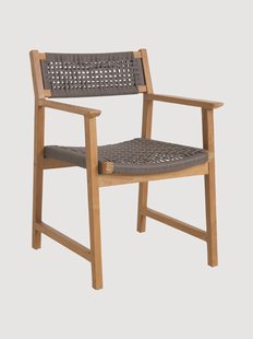 Tuin eetstoelen Cancun van teakhout, 2 stuks