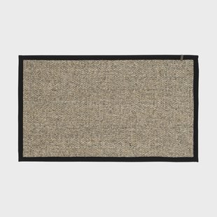 Dixie Wilma deurmat met rand Natural, 70x120 cm