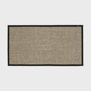 Dixie Wilma deurmat met rand Natural, 80x150 cm