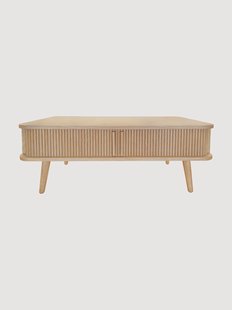 Houten salontafel Rove met opbergruimte