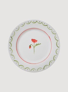 Handbeschilderd saladebord Cottage Flower