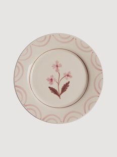 Handbeschilderd dinerbord Cottage Flower