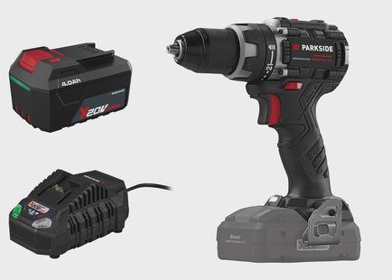 PARKSIDE PERFORMANCE Accu-schroefboormachine 20 V 60 Nm, met accu 4 Ah en snellader 4,5 A