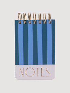 Twin Wire notitieboek Chunky blauw + marineblauw