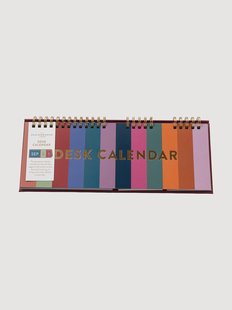 Bureaukalender Perpetual Colourblock