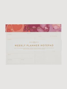 Weekplanner notitieblok Marble