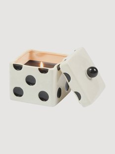 Geurkaars Lucky Dice (misted lime) van keramiek
