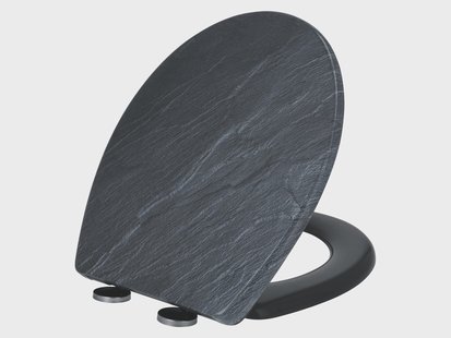 LIVARNO Wc-bril, softclose (Zwart)