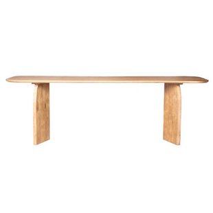 Giga Meubel Eettafel Dalarna - Deens Ovaal Naturel Hout - 240x100x76cm