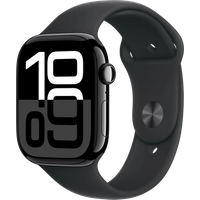 Apple Watch Series 10 4G 46mm Zwart Sportband S/M