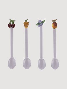 Dessertlepels Fruit Life, 4-delig