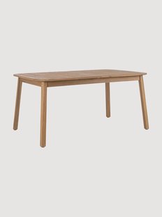 Uitschuifbare tuintafel Danubio van acaciahout, in verschillende formaten