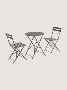 Inklapbaar tuin bistroset Austin, 3-delig