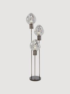 Handgemaakte vloerlamp Supernova met marmeren voet