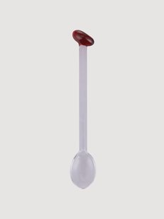 Koffielepels Orchard van borosilicaatglas, 2-delig