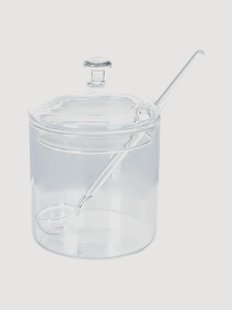 Suikerpot Amnesia met deksel en lepel