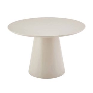 Giga Meubel Eettafel Kalix - Rond Beige - 120x120x77cm